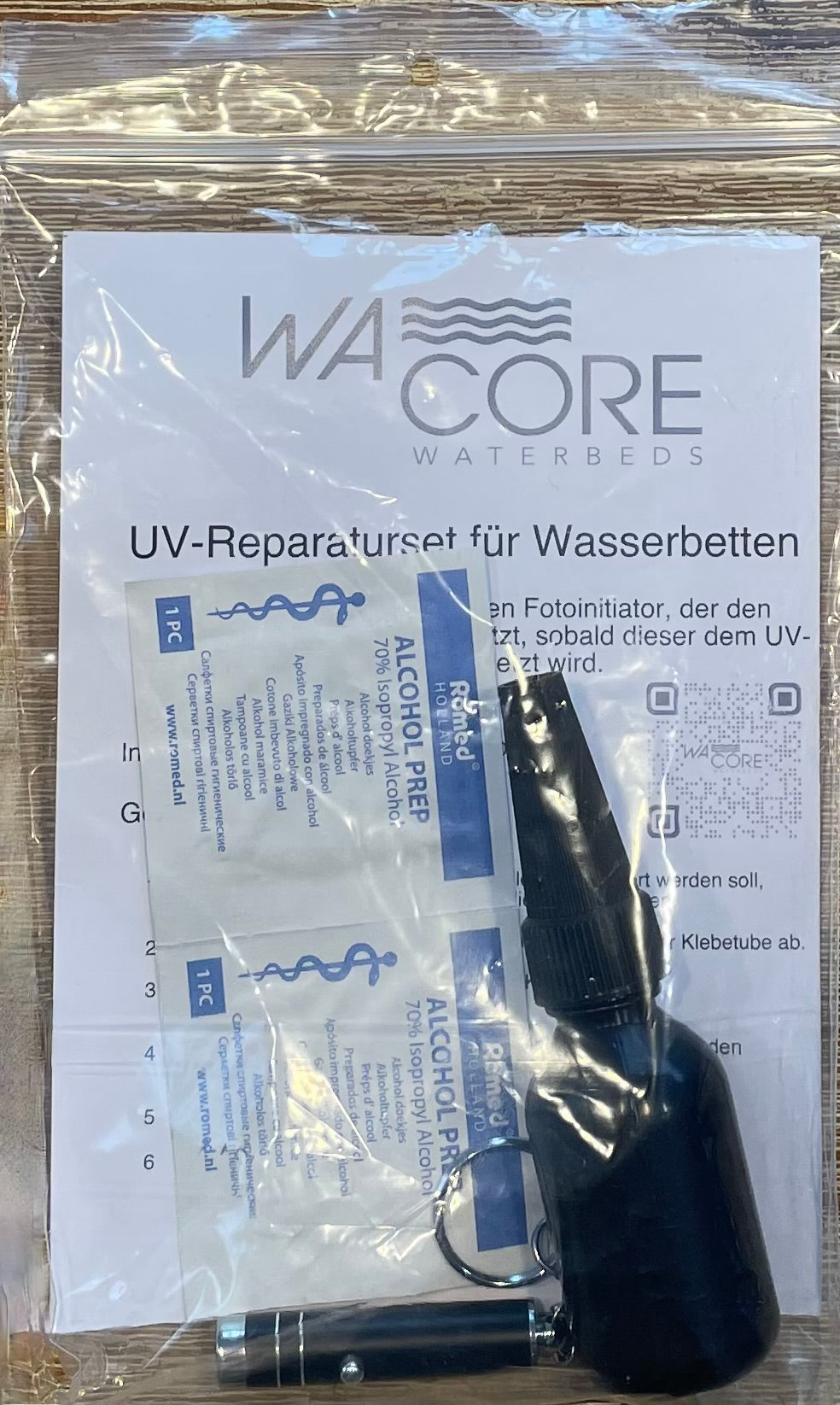 UV-Reparaturset für Wasserbetten